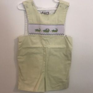 Smocked alligator Jon Jon